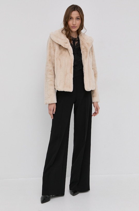 Guess Jeans kurtka bez kaptura beżowy W0BL0N.WDCH0