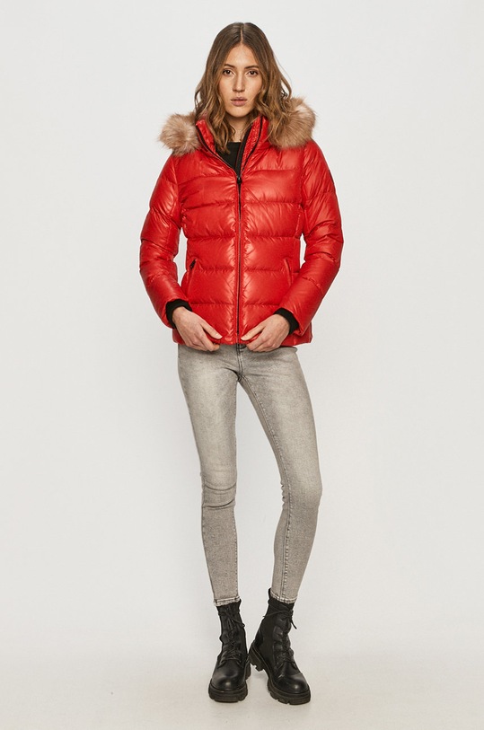 Calvin Klein - Kurtka puchowa K20K202317 czerwony AW20