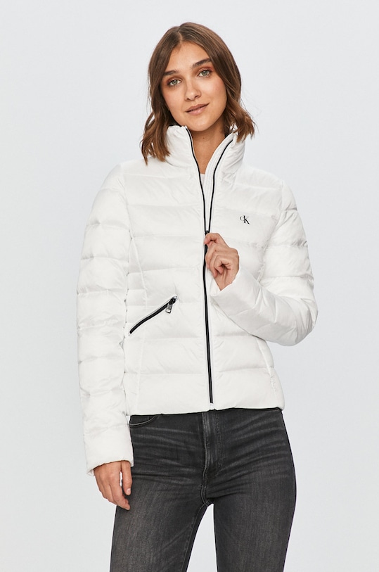 Calvin Klein Jeans - Geaca cu captuseala alb J20J214844