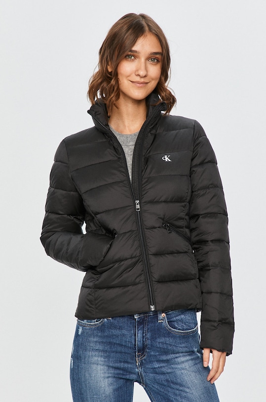 Calvin Klein Jeans - Kurtka J20J214844 bez kaptura czarny J20J214844