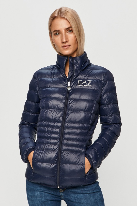 Bunda EA7 Emporio Armani jemné zateplenie tmavomodrá 8NTB23.TN12Z