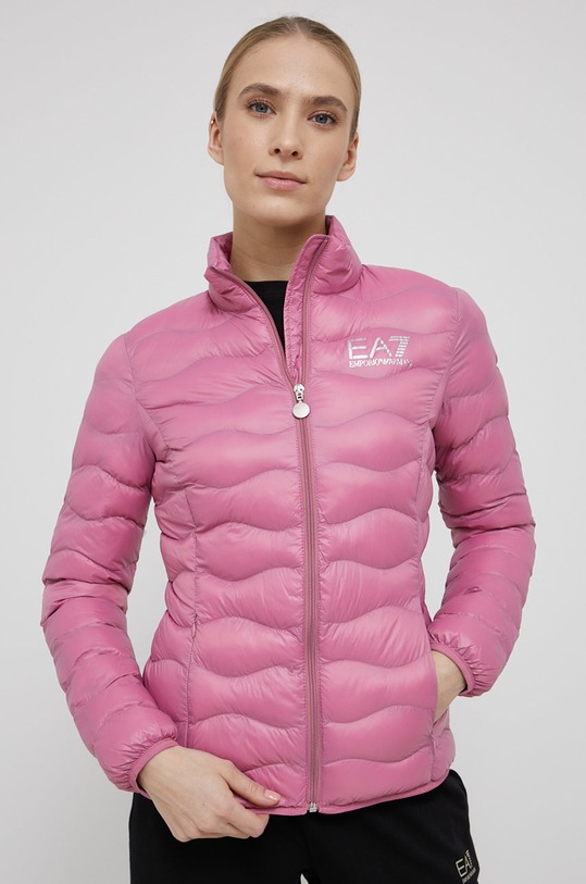 EA7 Emporio Armani – Bunda jemné zateplenie ružová 8NTB21.TN12Z
