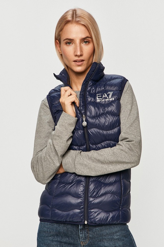 EA7 Emporio Armani - Bezrękawnik 8NTQ08.TN12Z bez kaptura granatowy 8NTQ08.TN12Z