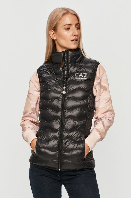 EA7 Emporio Armani - Vesta jemné zateplenie čierna 8NTQ08.TN12Z