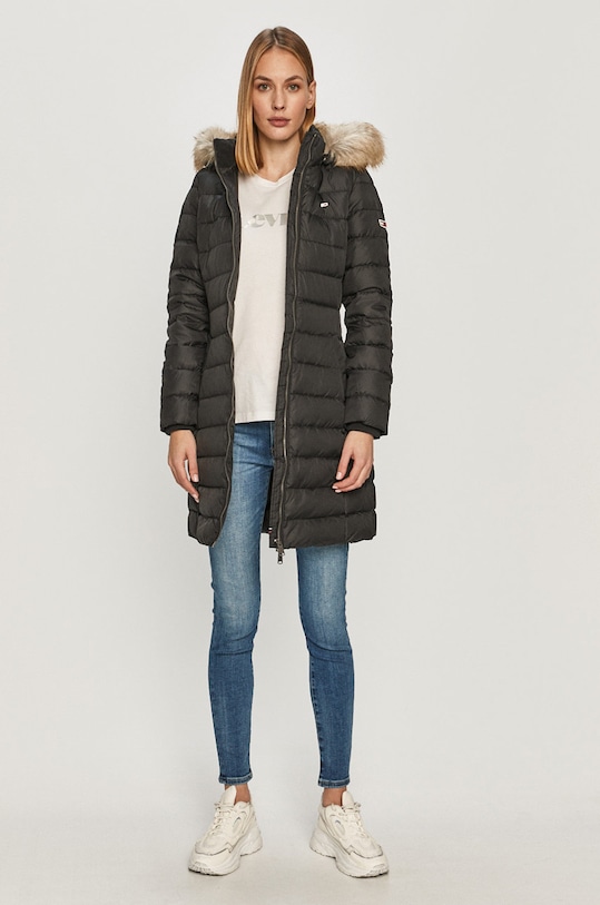 Tommy Jeans - Páperová bunda DW0DW09060 čierna AW23