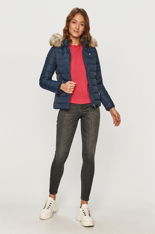 Tommy Jeans - Jakna DW0DW09062 mornarsko plava AW20