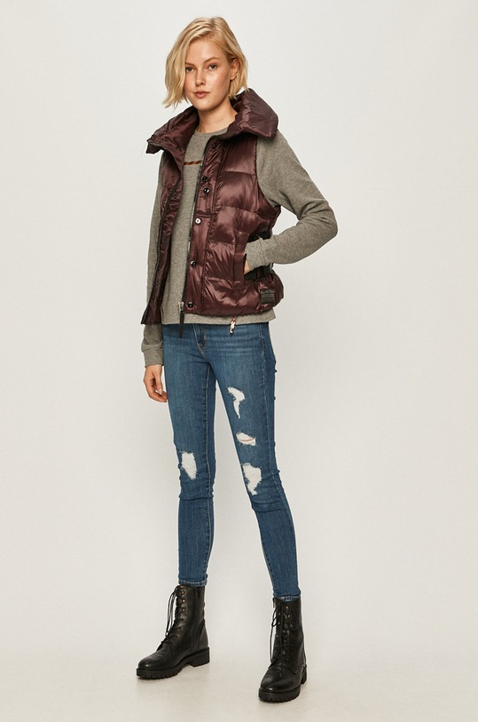 G-Star vestă D17601.C360.1545 burgundia AW20