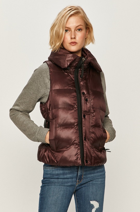 G-Star vestă burgundia D17601.C360.1545