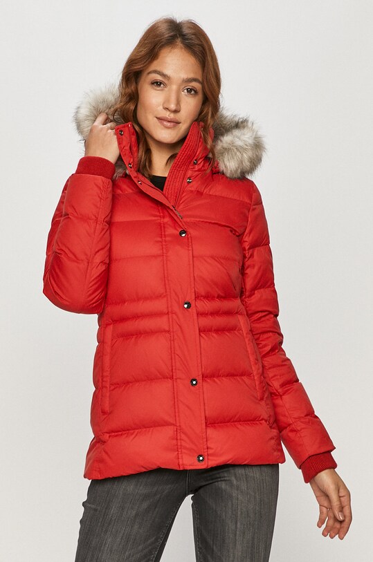 Tommy Hilfiger - Kurtka puchowa WW0WW28610 pozostałe czerwony WW0WW28610