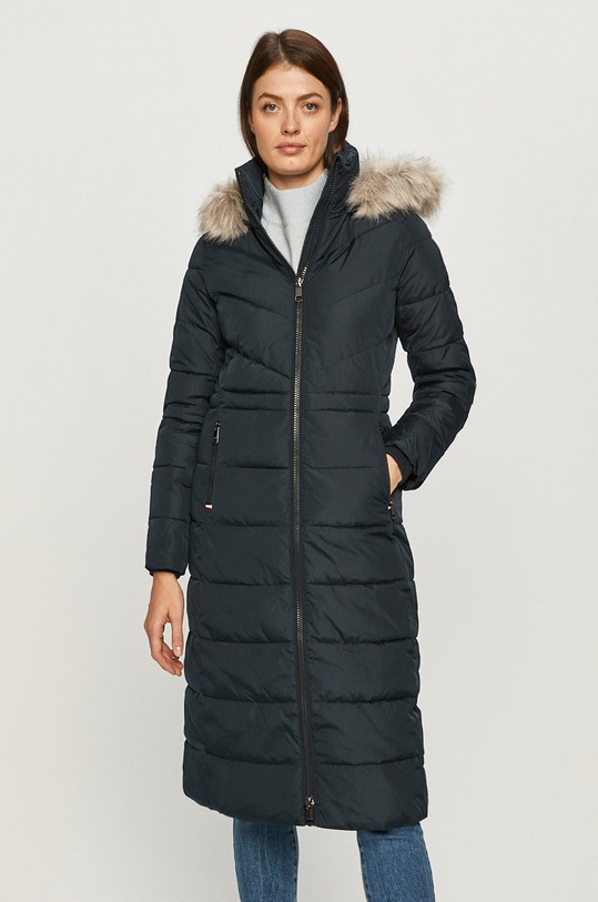 Tommy Hilfiger - Bunda zateplené tmavomodrá WW0WW28628
