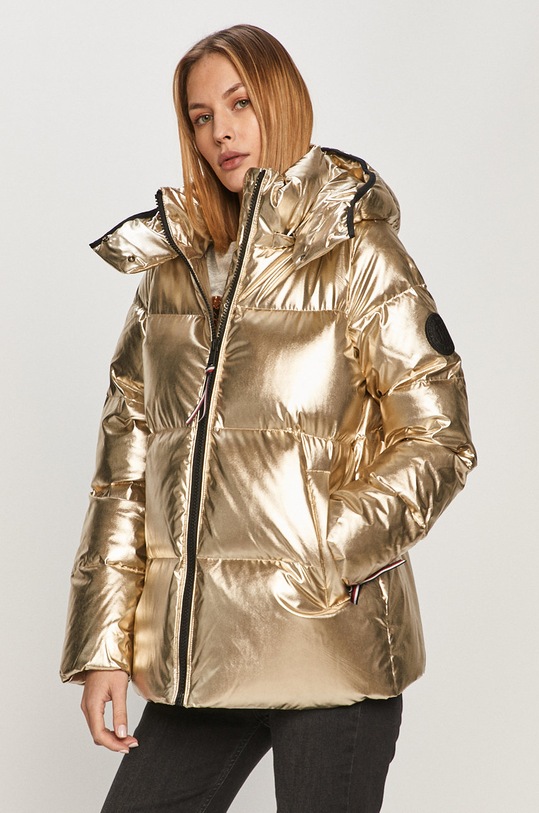 Tommy Hilfiger - Пухова куртка золотий WW0WW29691
