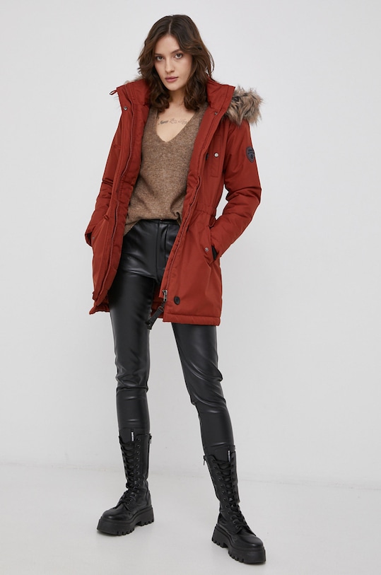 Only - Kurtka 15213755 czerwony AA00