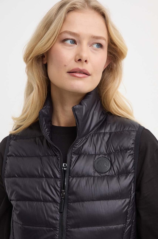 Armani Exchange - Vesta de puf negru 8NYQ01.YNM4Z