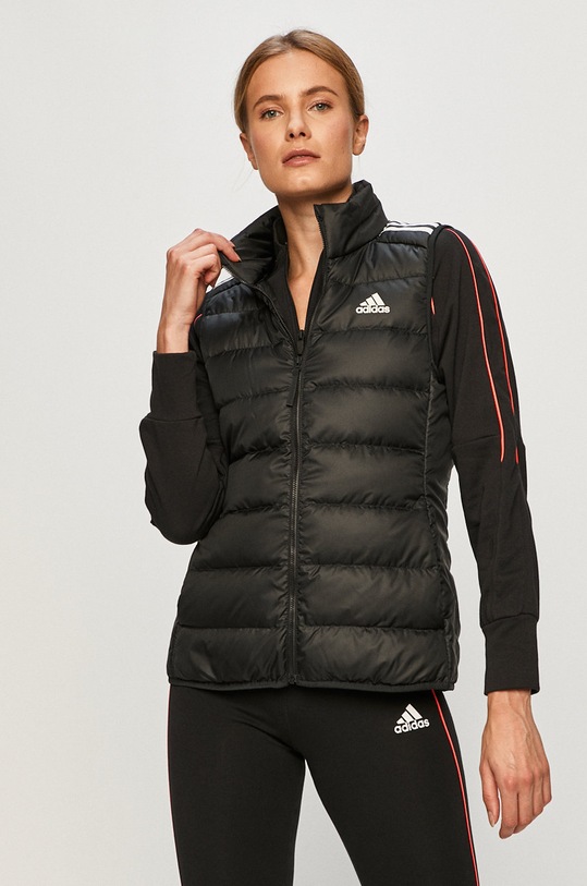 Športni brezrokavnik s puhom adidas Performance Izolirana črna GH4586