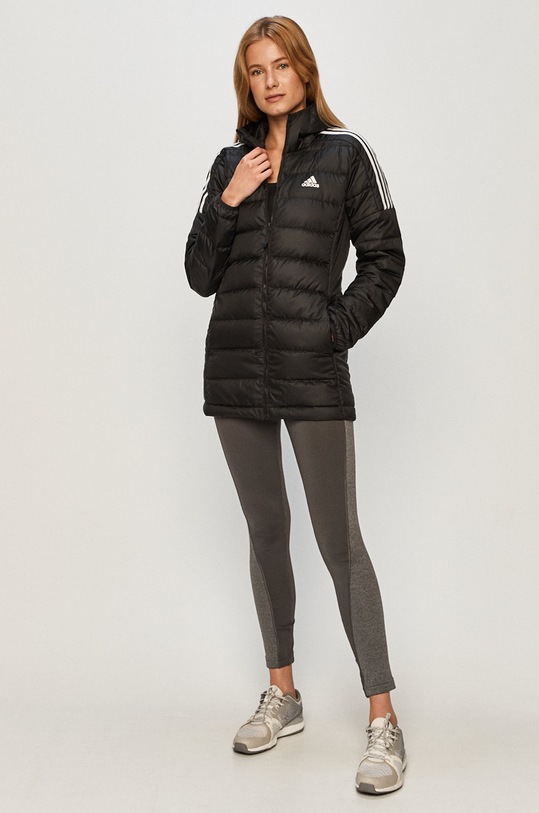 adidas Performance - Pernata jakna GH4590 crna AW21