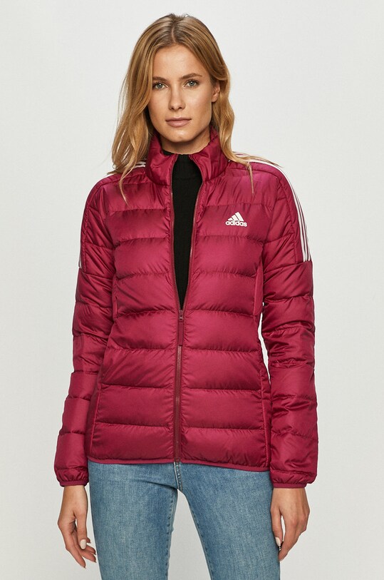 adidas Performance - Páperová bunda GH4597 jemné zateplenie fialová GH4597