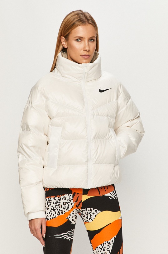 Nike Sportswear - Kurtka puchowa bez kaptura biały CU5813