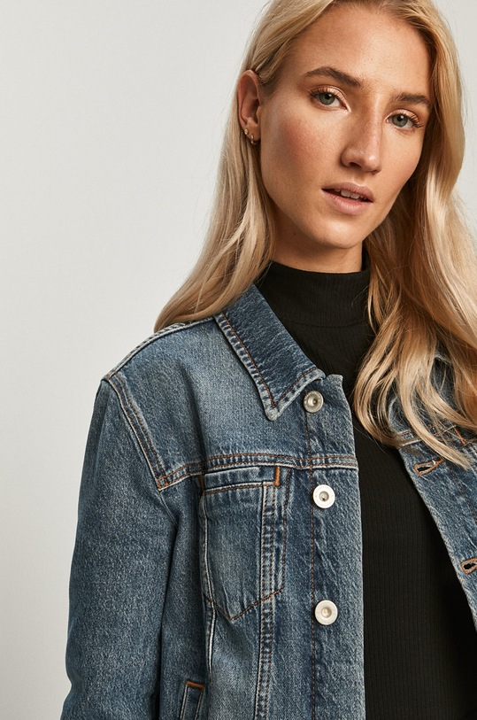 Marc O'Polo - Rifľová bunda modrá 007921925043