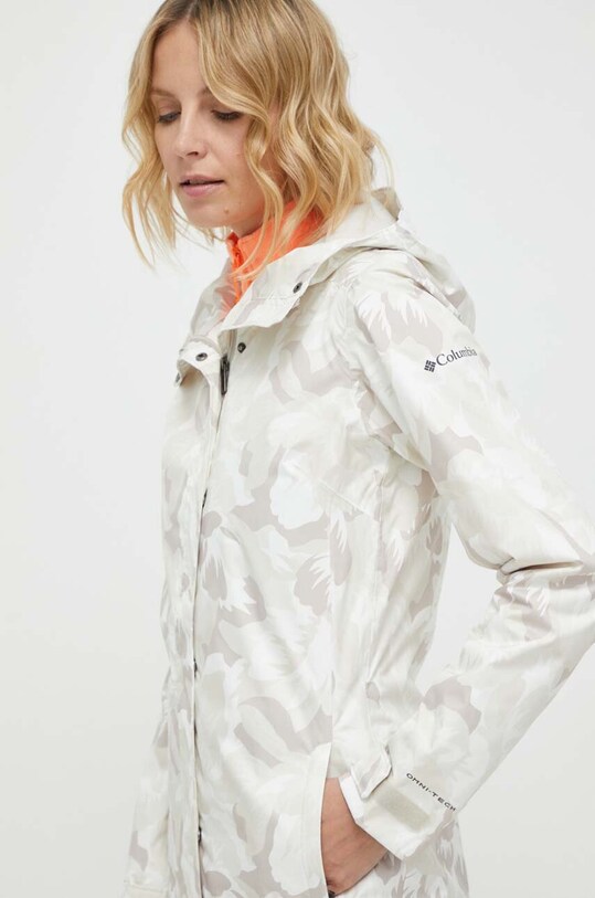 Columbia kurtka przeciwdeszczowa Splash A Little II Jacket biały 1771064