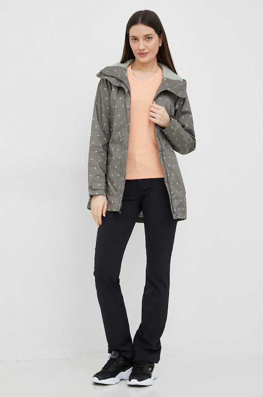 Columbia kurtka przeciwdeszczowa Splash A Little II Jacket 1771064 zielony SS24