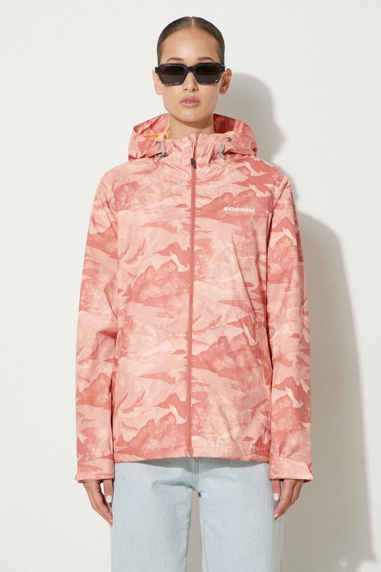 Яке за спортове на открито Columbia Inner Limits II Jacket без изолация оранжев 1895802