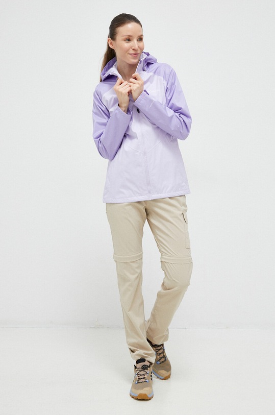 Outdoorová bunda Columbia Inner Limits II Jacket 1895802 fialová AW23