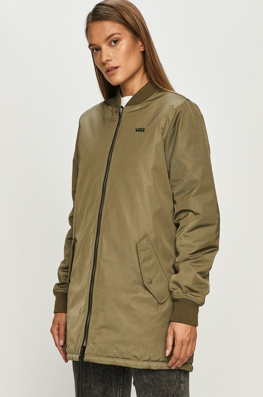 Vans - geacă bomber cu două fețe cu captuseala verde VN0A3T8IDB01