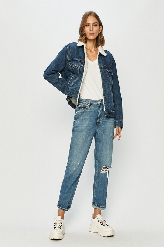 Levi's - Kurtka jeansowa 36137.0034 granatowy AW20