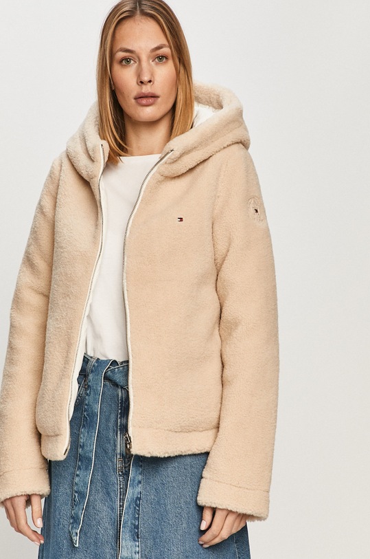 Tommy Hilfiger - Kurtka dwustronna pozostałe beżowy WW0WW29627