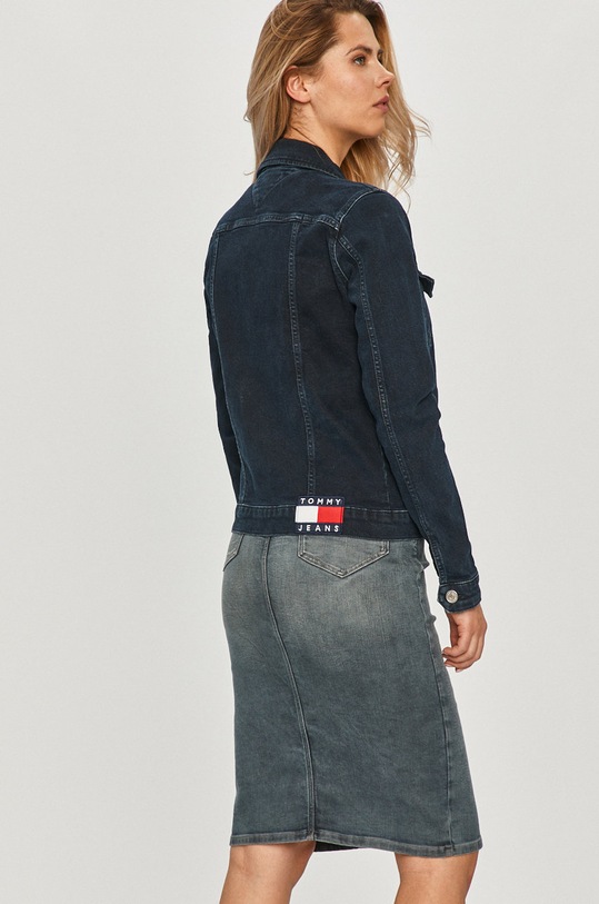 Odzież Tommy Jeans - Kurtka jeansowa DW0DW09059 DW0DW09059 granatowy