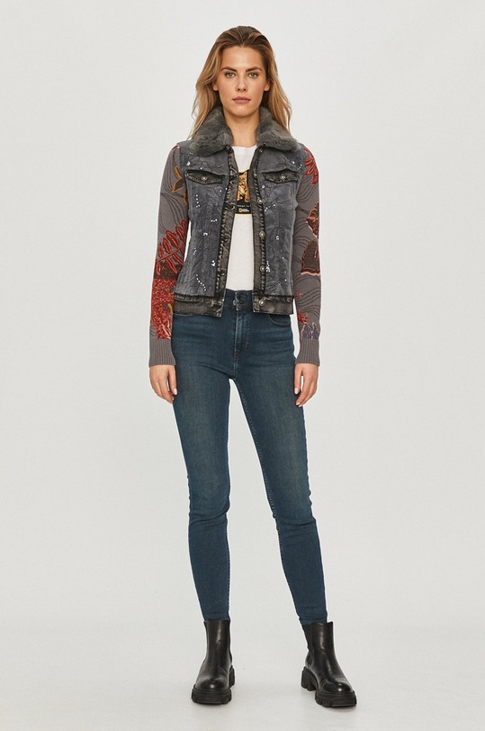 Desigual - Bunda 20WWEN15 sivá AW20