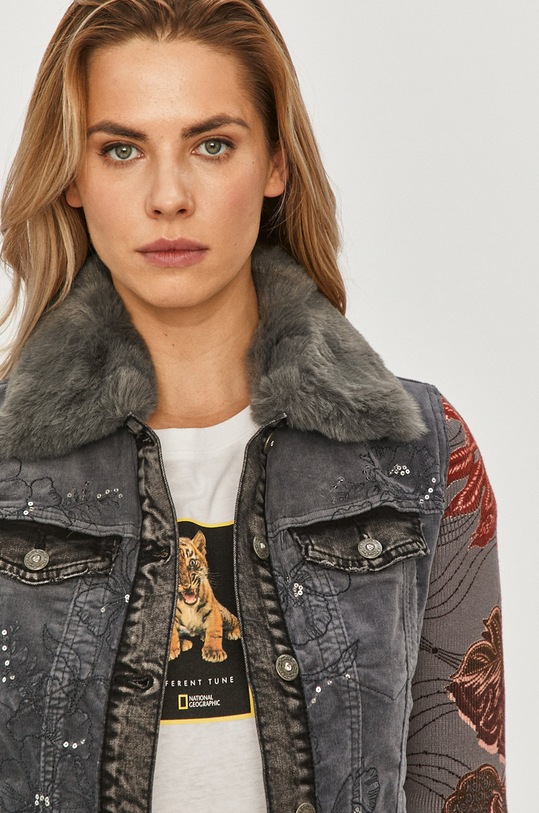 Desigual - Bunda sivá 20WWEN15