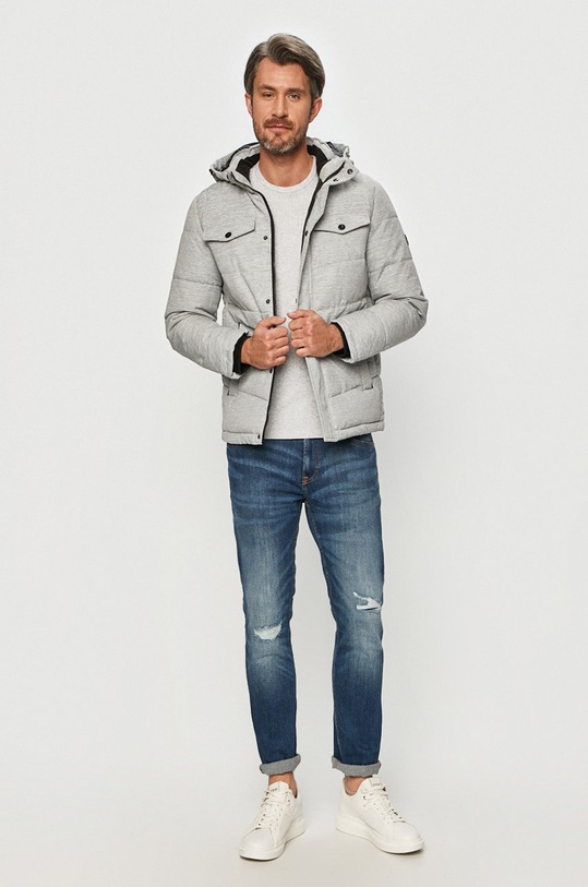 Jack & Jones Bunda 12173872 šedá AA00