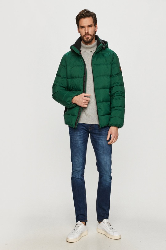 Guess - Kurtka puchowa M0BL67.WDA80 turkusowy AW20