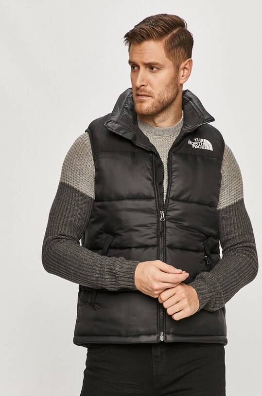 The North Face smanicato isolamento sintetico nero NF0A4QZ4JK31