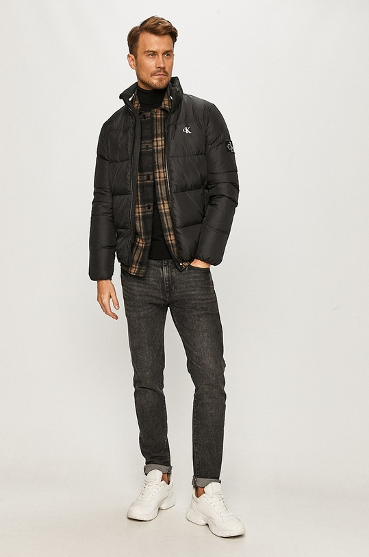 Calvin Klein Jeans - Пухено яке J30J315679 черен AW20