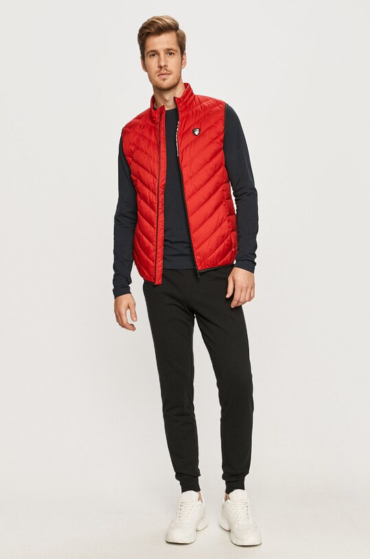 EA7 Emporio Armani Vestă de puf 8NPQ03.PNE1Z rosu AA00