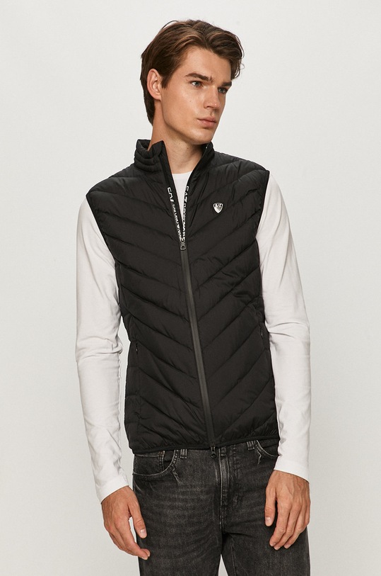 EA7 Emporio Armani vesta de puf negru 8NPQ03.PNE1Z