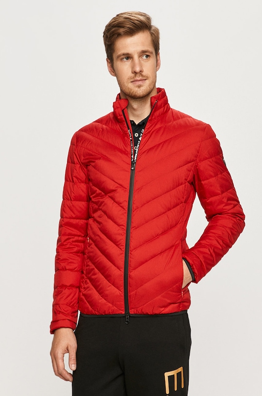 EA7 Emporio Armani Kurtka puchowa 8NPB06.PNE1Z bez kaptura czerwony 8NPB06.PNE1Z