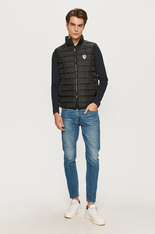 EA7 Emporio Armani - Bezrękawnik puchowy 6HPQ02.PN22Z 6HPQ02.PN22Z czarny AW20
