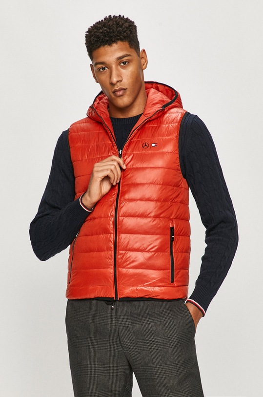 Tommy Hilfiger Tailored - Bezrękawnik dwustronny X Mercedes Benz TT0TT07879 czerwony AW20