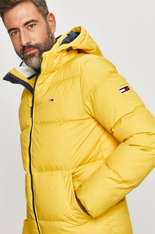 Tommy Jeans - Páperová bunda zateplené žltá DM0DM08762