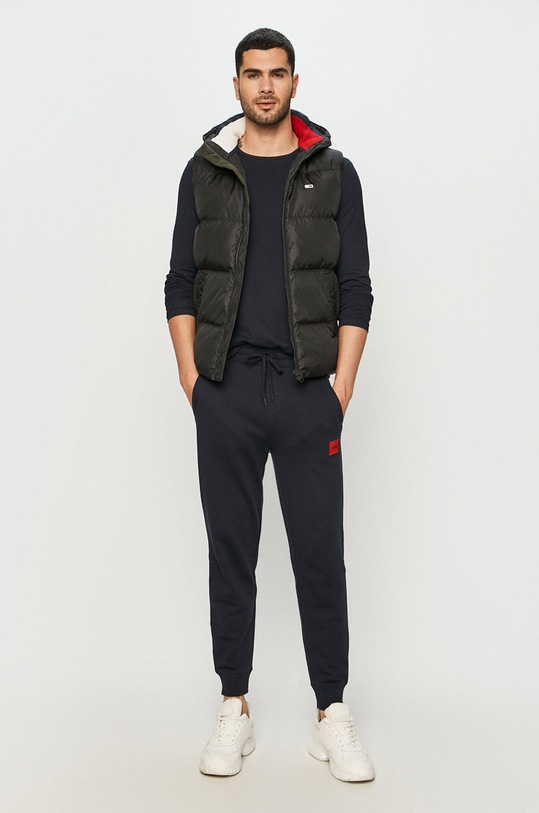 Tommy Jeans - Páperová vesta DM0DM09374 čierna AW20