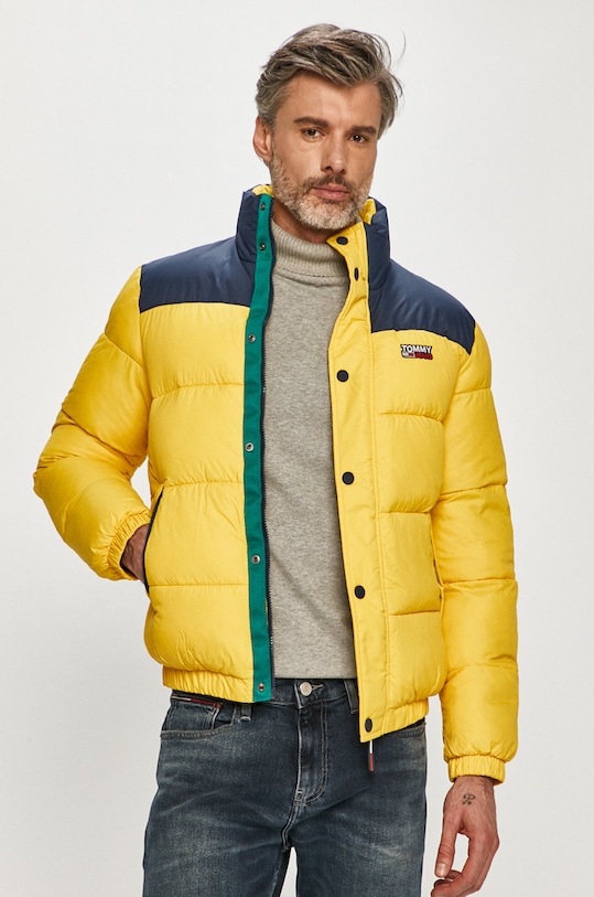 Tommy Jeans - Bunda zateplené žltá DM0DM09379