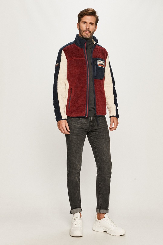 Napapijri - Geaca NP0A4EMI burgundia AW20