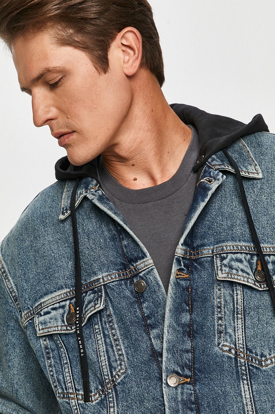 Tommy Hilfiger - Kurtka jeansowa x Lewis Hamilton MW0MW15303 niebieski