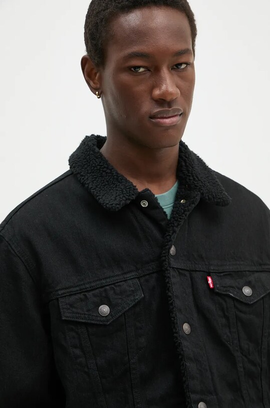 Levi's - Kurtka jeansowa czarny 16365.0100