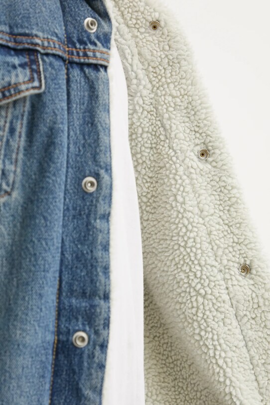 Levi's geacă din denim 16365.0128 albastru