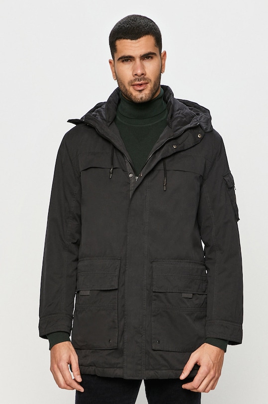 Pepe Jeans - Parka Byron pozostałe czarny PM402295