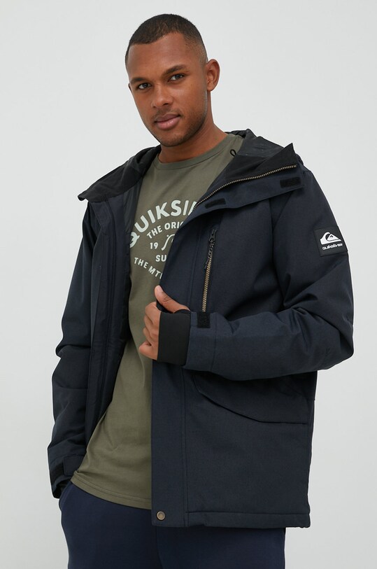 Quiksilver geacă Mission Solid cu captuseala bleumarin EQYTJ03266